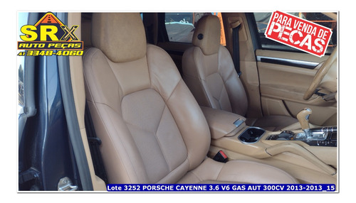 Sucata Porsche Caye 3.6 V6 Gas Aut 300cv 2013 Blindada Pecas