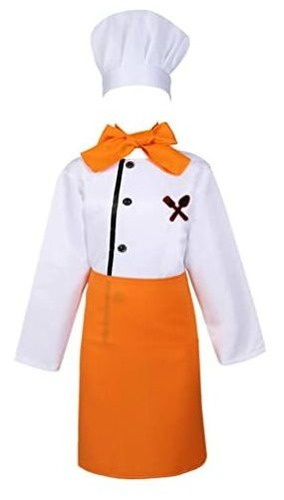 Iiniim Niños Chef Cook Uniformes Panadero Cocina Halloween C