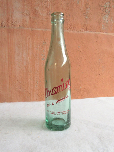 Botella Chusmiza Iquique 1960´s Chilena Original