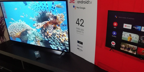 Imagen 1 de 8 de Tv Jvc Android + Smart 42 Comando De Voz