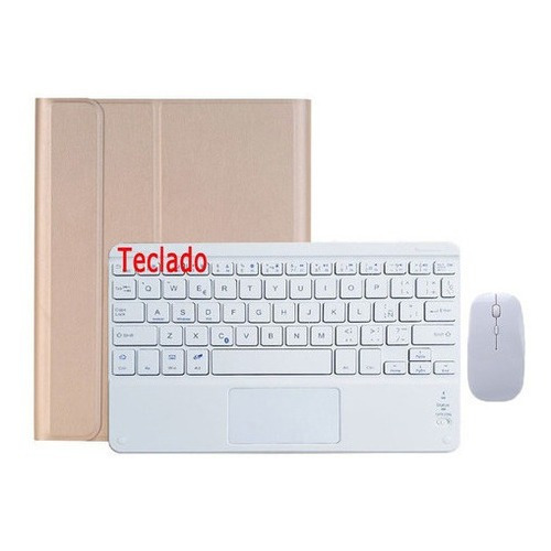 Funda Con Teclado Mouse Ñ Para Samsung Galaxy Tab A Sm-p200