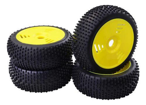 Neumáticos De Goma Compatible Con Buggy Rc Amarillo
