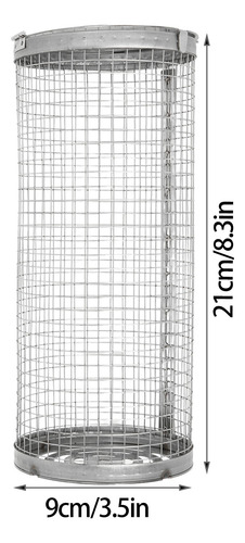 Cesta Enrollable Para Barbacoa De Rejilla Abierta De Acero I