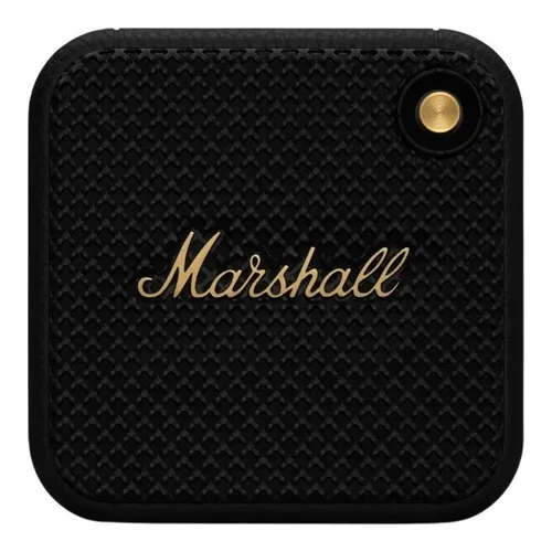 Bocina Marshall Willen Portátil Inalámbrica Negra