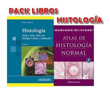 Pack Ross Histologia Y Di Fiore Nuevo Atlas Libros Nuevos