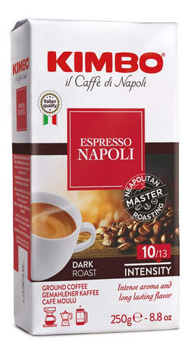 Imagen 1 de 4 de Café Italiano Kimbo Espresso Napoli Molido 250 G