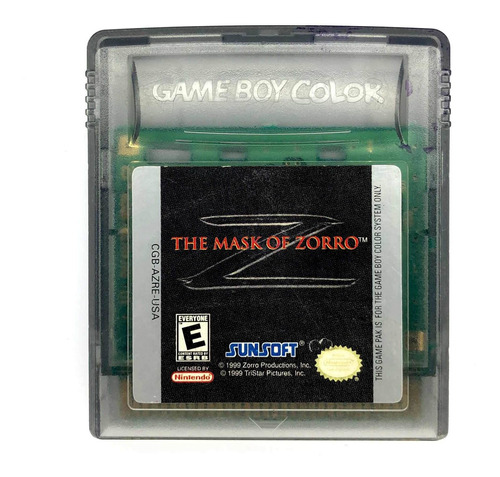 The Mask Of Zorro - Juego Original Para Game Boy Color