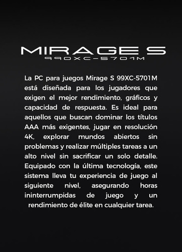 Pc Gamer Yeyian Nvidia Geforce Rtx 5070 12gb Gddr7, Amd Ryzen 9 9900x 5.6ghz, 32gb Ddr5 6000mhz Rgb, 1tb Nvme M.2 Gen 4, 1000w Platinum, Enfriamiento 240mm, Wifi,bluetooth, Ypa-ms990xc-5701m
