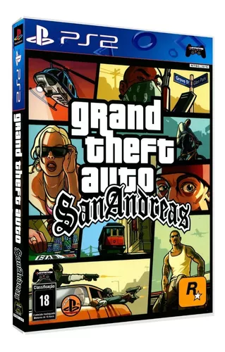 Jogo Ps2 Gta San Andreas