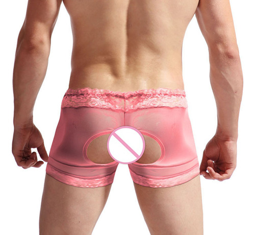Calzoncillos F Para Hombre, Pantalones Cortos Transparentes,
