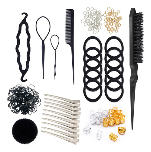 Set Kit Peinado De Cabello Cepillo Pulidor 1400 Piezas