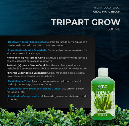 Kit Fertilizantes Terra Aquática (ghe) Final Part + Tripart