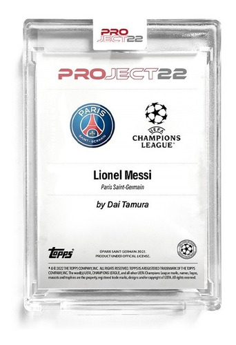 Lionel Messi 30 P S G Futbol Tarjeta Topps Project22®