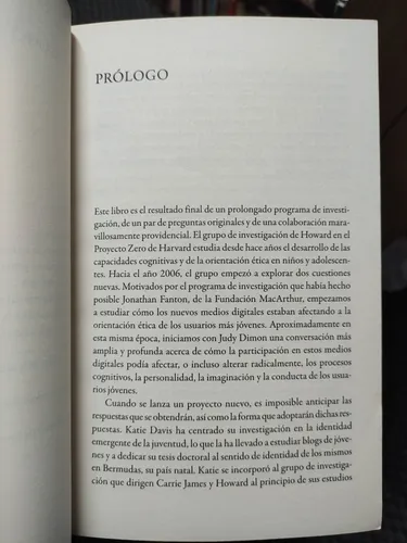 La Generación App - Biblioteca Howard Gardner (Usado)