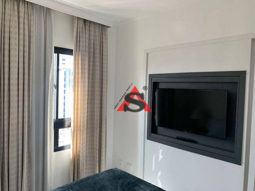 Imagem 6 de 13 de Flat Com 1 Dormitório Para Alugar, 28 M² Por R$ 2.600,00/mês - Pinheiros - São Paulo/sp - Fl0176
