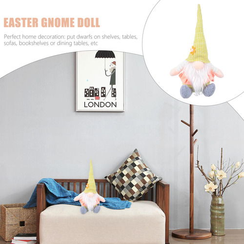 Decoración De Gnomo Sentado Para Decoración De Gnomos De Pas