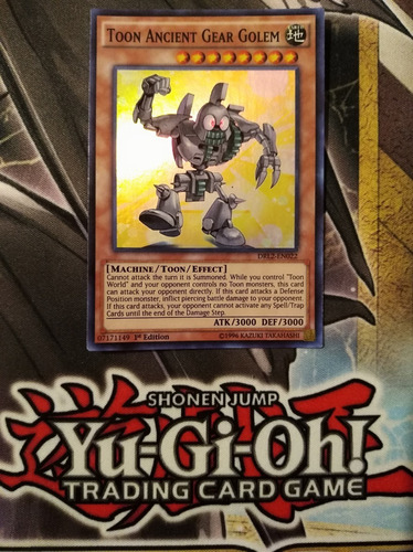 Toon Ancient Gear Golem  - Super Rare    Drl2