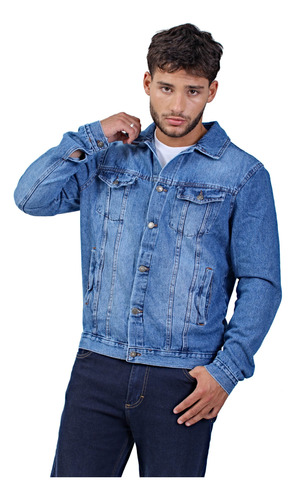 Campera De Jean, Hombre. Bravo Jean. T. S Al 3xl