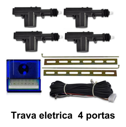 Kit Trava Eletrica + Alarme Opala Diplomata Chevette 4 Porta