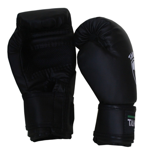 Kit Luva Boxe Tanoshi Cx Black + Bandagem + Bucal