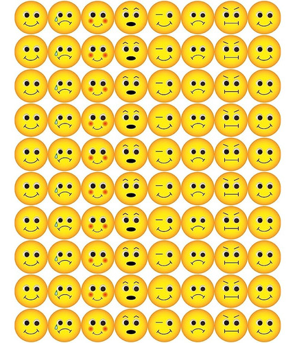 Productos De Brillo Emoji Emoticon Stickers - 240 Pegatinas 