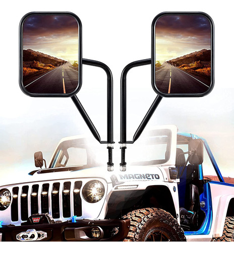 Espejo Retrovisor Tamaño Mejorado Para Todo Jeep Wrangler Cj