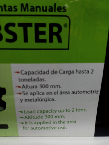 Gato Caimán 2 Ton Lobster