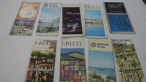 Lote De Guias Y Cartas Ruteras- Grecia