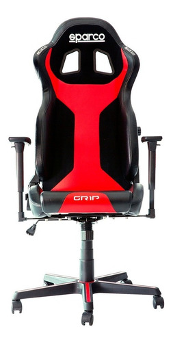 Silla Sparco Gaming Grip Sky Color Rojo