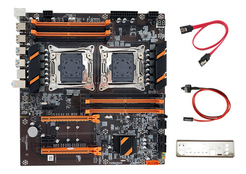 Placa Madre X99 De Doble Ranura Para Cpu, Cable, Cable De Co