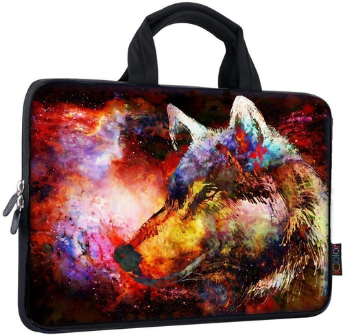 Funda Para Laptop De 14-15,6 Pulgadas Diseno Lobo