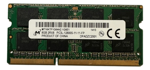Memoria Ram Micron 8gb 2rx8 Pc3l-12800s Mt16ktf1g64hz-1g6e1