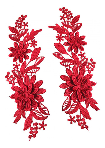 2 Kit De Adornos De Encaje Floral Para Decoración 2 Piezas