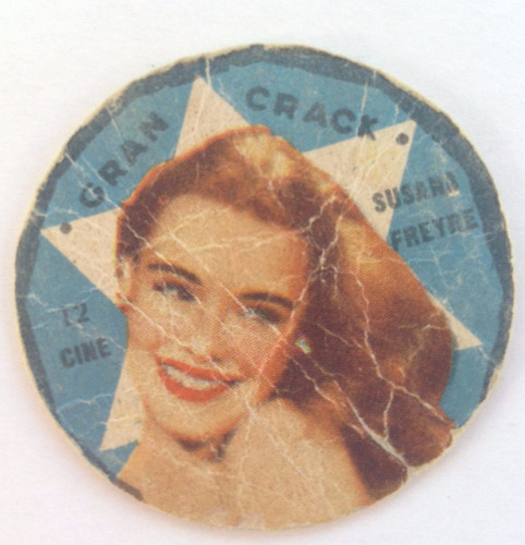 Figurita De Susana Freyre N° 12 Album Gran Crack 1957