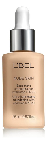 Base de maquillaje líquida L'Bel Base De Maquillaje Nude Skin Nude Skin tono caramel 210-f - 26mL
