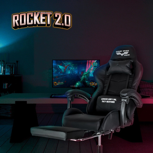 Imagen 6 de 6 de Silla Gamer Ergonomica Reclinable Rocket2.0 Game By Steelpro