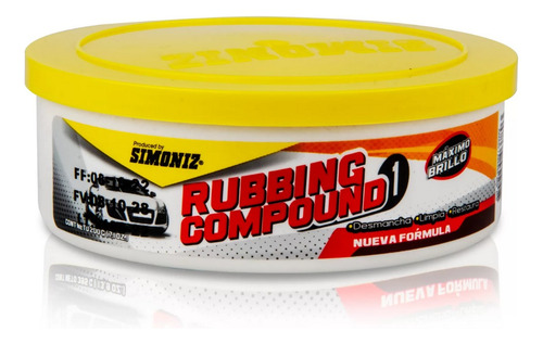 Crema Pulidora Rubbing Compound Simoniz 200gr