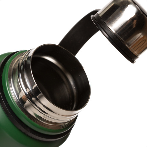 Imagen 3 de 3 de Botella Termica Discovery Metalica C/ Tapa A Rosca 600 Ml