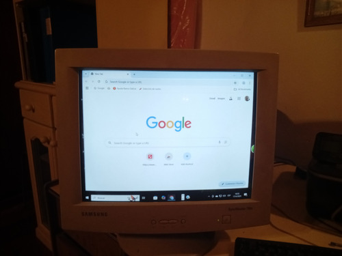 Monitor De Tv 17 Samsung Usado Exelente Funcionando Blanco (Usado)
