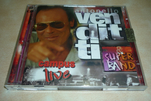 Antonello Venditti Super Band Campus Live Cd + Dvd E Ggjjzz