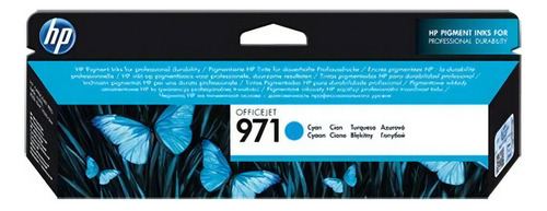 HP 971 Original Cartucho | PageWide | Cian | Compatible con HP OfficeJet Pro X451, X476, X551, X576 (CN622AM)
