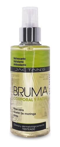 Bruma Corporal Y Facial Jactans De Aloe Vera Aceite Moringa