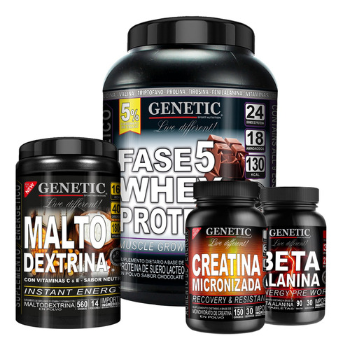 Potencia Anabol 4 Proteina Creatina Carbo Max Beta Atack Ena