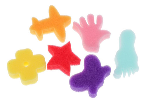 Conjunto De 24 Niños Pinceles Esponjas Pinceles Imprimibles