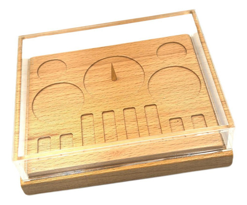 Caja De Almacenamiento Con Bandeja Para Piezas De Reloj,