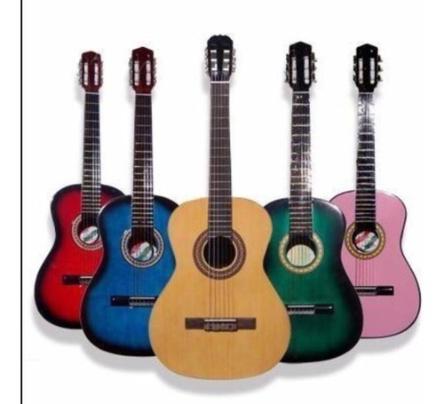 Guitarra Criolla Mediana Clasica Estudio Superior 3/4 Funda
