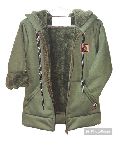 Campera Con Peluche Interno Nene/niño Super Abrigada