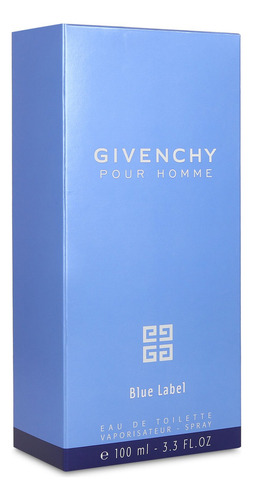 Eau De Toilette Givenchy Blue Label 100ml Hombre Spray
