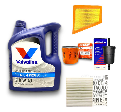 Kit Aceite Valvoline Y Filtros Vw Fox 1.6 8v 2012 2013 2014