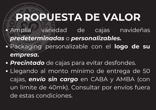 Caja Navideña N2 - 13 Productos - Por Mayor Y Menor
